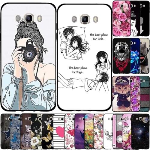 Case for Samsung Galaxy J7 2016 Case Silicone Back Cover Phone Case for Samsung Galaxy J7 2016 SM-J710F J710F Cartoon Case Shell
