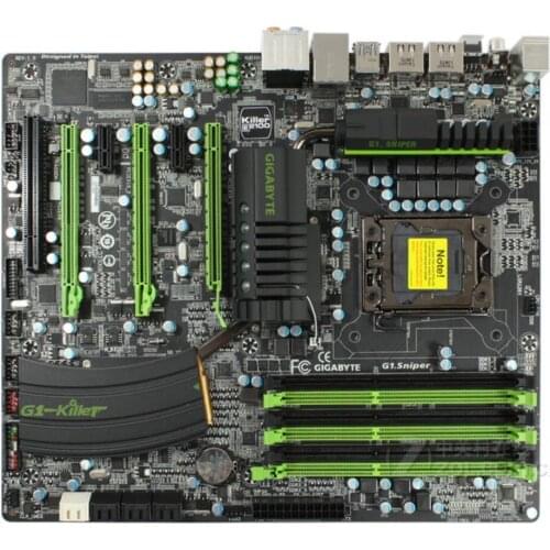 For Gigabyte GA-G1.Sniper Original Used Desktop Motherboard USB3.0 G1.Sniper X58 Socket LGA 1366 DDR3 On Sale