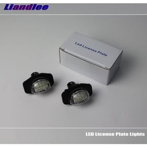 For Toyota Auris Blade 2006~2012 LED Car License Plate Light Number Frame Lamp High Quality