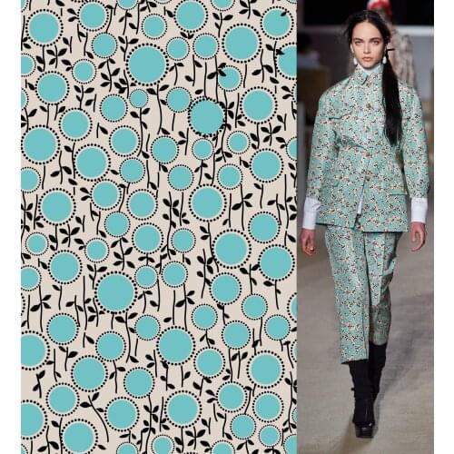 145*100CM Spring and Summer Imitation Cotton Polyester Stretch Satin Fabric For Dress Shirt DIY Design