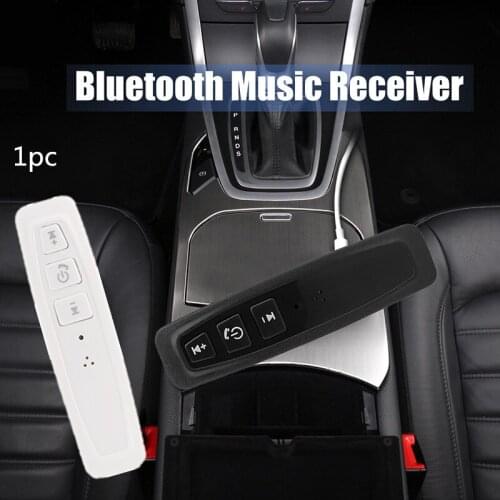 Mini Lavalier Card Stereo Bluetooth Receiver Transmitter Mobile Audio Adapter 3.5MM For Car Headset Phone Automobile