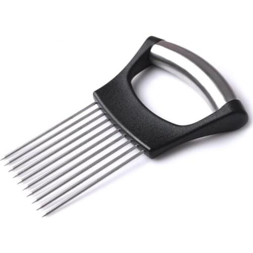 Creative Multifunction Onion Cutter Chopper Slicer Vegetable Cutting Loose Meat Tomato Aid Guide Holder Slicing Gadget