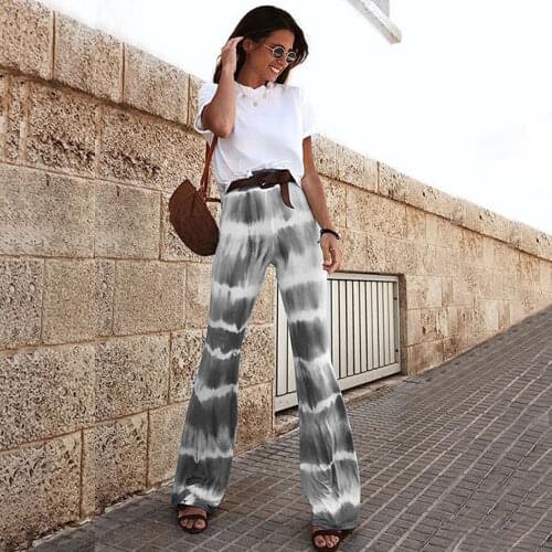High Waist Striped Summer Vintage Flare Pants Women Fashion Print Sexy 2021 Casual Trousers Female Bell Bottom Leggings Ladies