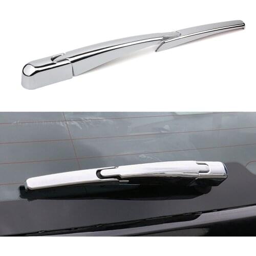 BBQ@FUKA ABS Chrome Rear Windscreen Window Wiper Arm Cover Trim For Peugeot 3008 GT 2017 2018 Car Styling Decoration Accessories