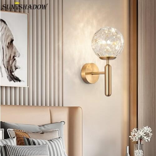 Black&Gold Led Wall Light Home Lighting Indoor Modern Wall Lamp For Living Room Bedroom Bedside Dining Room Sconce Wall Led Lamp
