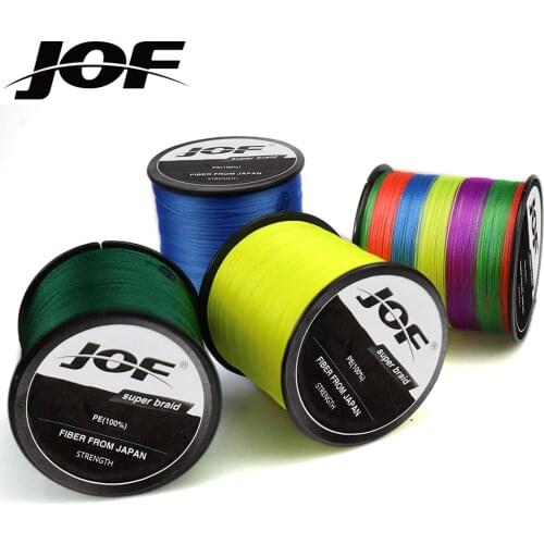 JOF 9 Strands / 8 Strands / 4 Strands 300M PE Braided Fishing Line Super Strong Multifilament Thread for Carp Fishing 10LB-120LB