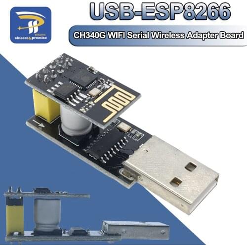 ESP01 Programmer Adapter UART ESP-01S Adaptater CH340G USB to ESP8266 Serial Wireless Wifi Developent Board Module