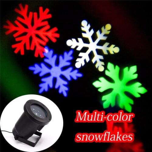 LED Snowflake Christmas Projector Light Outdoor waterproof Landscape Lighting Garden Party Decoration,Wedding Party Spotlight
