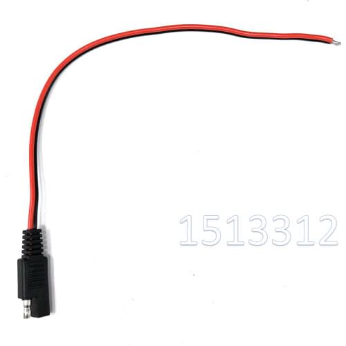 DIY Motorcycles Battery Solar Panel SAE Extension Cable 18AWG 30CM 2 Pin SAE Connector Cable Quick Disconnect Extension Cable