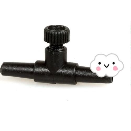 Air Pump Gas Pipe Water Regulating Switch Valve Straight Through 4mm Inner Diameter Gas Pipe Applicable Aquarium Plant