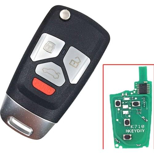 XRSHKEY Original KEYDIY NB26 Multi-functional 3/4 Button key KD For KD900/KD MINI/KD-X2 Key Programmer NB Series Remote Control