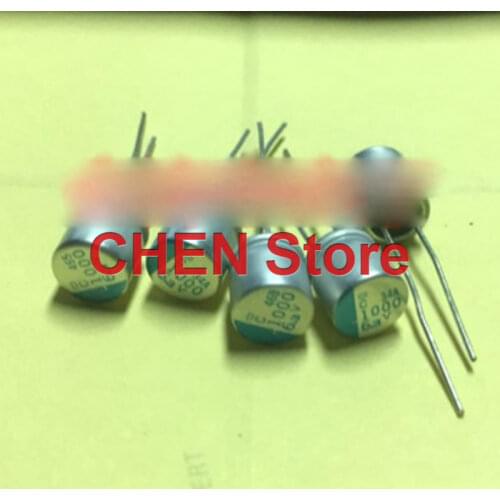 50PCS NIPPON PSC 6.3V1000UF 8X8MM Motherboard Solid Polymer Capacitor psc 1000UF 6.3V CHEMI-CON Aluminum shell electrolysis