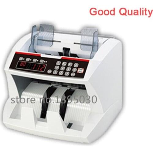 70W Front Loading Vertical Banknote Bill Currency Counter with EU+US+RMB+HK +RS -HL300 Cash Counting Machine