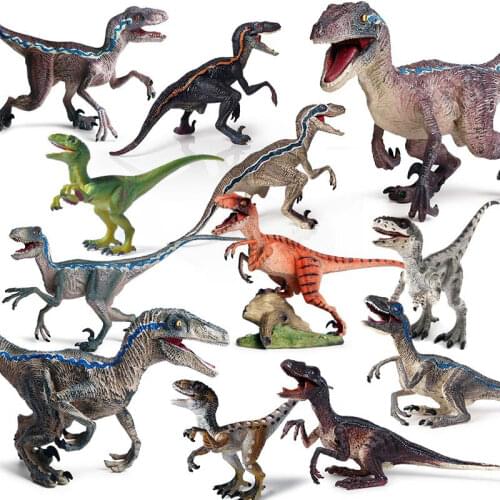 New Action Toy Figure Wild Animal Dinosaur Figurines Velociraptor Carnotaurus Simulation PVC Solid Model Kid Educational Toys