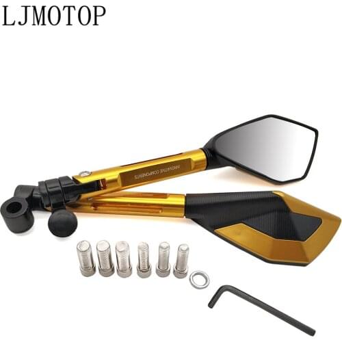 For Moto Guzzi STELVIO V7/V9 Classic Racer Stone Special CNC Motorcycle Mirrors Moto Rearview Mirrors Side Mirrors accessories