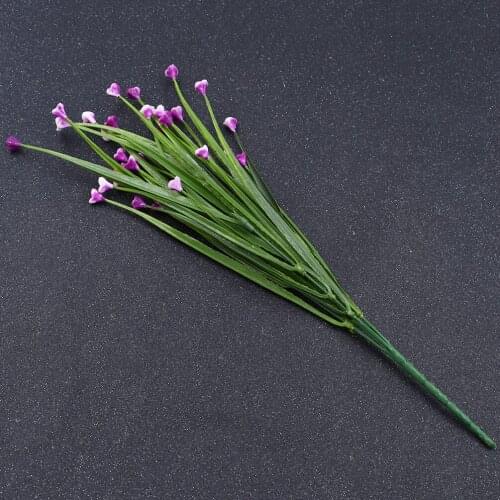 Lychee Life Artificial Floral Branch Simulated 5 Forks Plants Home Decors Christmas Birthday Party Club Decoration