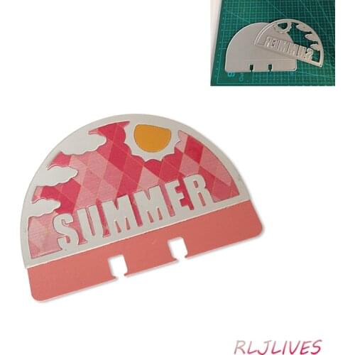 Half Circle Memorydex Metal Cutting Dies DIY Scrapbooking Card Stencil Paper Craft Handmade Album Handbook Decoration