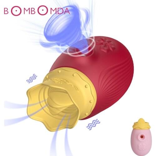 Clitoral Sucking Vibrator Mini 10 Modes Vibration Oral Licking Nipple Clitoris Simulator Rechargeable Erotic Sex Toy for Women