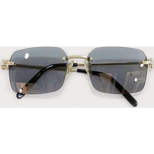 Fashion Rimless Vintage Sunglasses Women Men Sun Glasses Outdoor Driving Eyeglasses Female Ladies Sunglass Retro Glasses