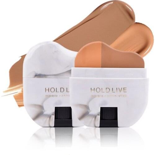 Marble Makeup Bronze Flash Powder Highlighter Correction Facial Contour Concealer Stick Shimmer Waterproof Durable Cosmetics