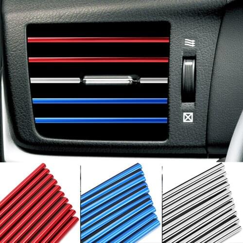 New car styling car air vent grille decoration strip for Kia Rio K2 K3 K5 K4 Cerato,Soul,Forte,Sportage R,SORENTO,Mohave,OPTIMA