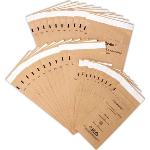 Dmoley 50Pcs Sterilization Disinfection Bag Cosmetics Nail Tool Pouch Disposable Disinfection Machine Accessory