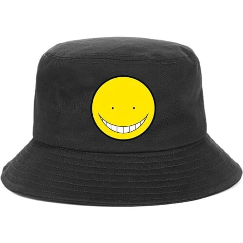Anime Assassination Classroom Bucket Hat teenager Outdoor Summer Hip Hop Caps unisex Streetwear Chapeau Caps Fisherman Caps