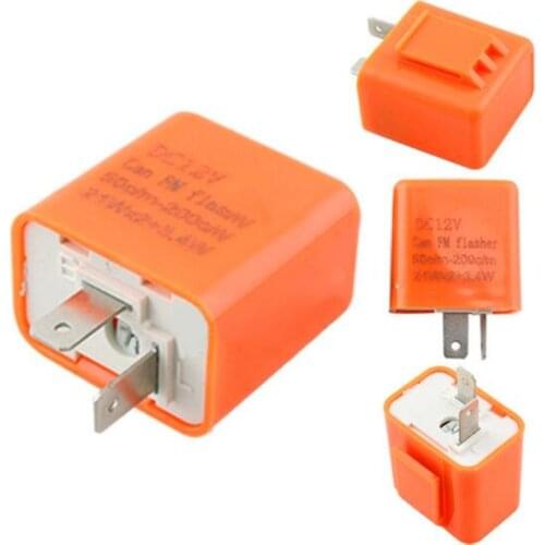 2pin 12v Motorcycle Direction Light Adjustable LED Turn Signal flasher relay
