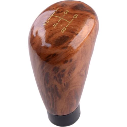 5 Speed Car Manual Gear Shift Stick Knob Shifter Head Lever Handle Handball Fit for Vehicles with Diameter 10mm