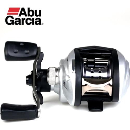 New Original Abu Garcia Brand SILVER SMAX3 Fishing Reel 5+1BB Max Drag 8kg 6.4:1 Saltwater BaitCasting Reel fishing tackle