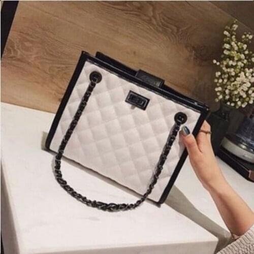 Shangxin big bag female new trendy rhombus chain bag Korean version of the wild one shoulder bag fashion messenger bag
