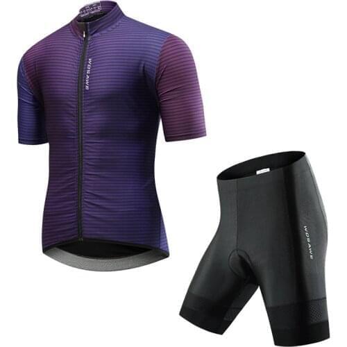 Cycling Jersey Stretch Non-Slip Shorts Breathable Short Sleeves Reflective Words Moisture Wicking Cycling Jersey
