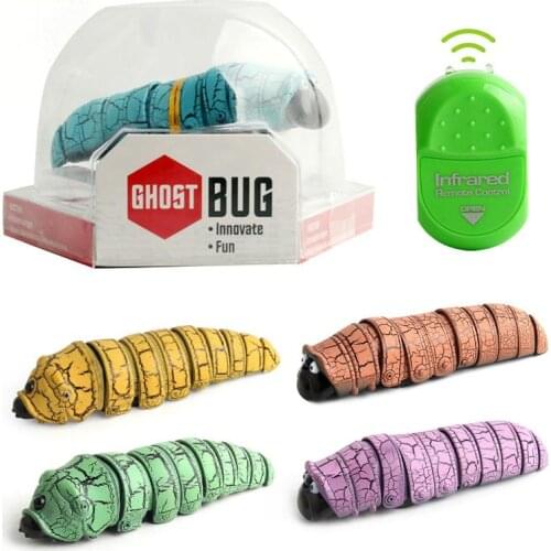 1PC New Hot Arrival Infrared Remote Control Insect Caterpillar Worm Mock Fake RC Toy Animal Trick Novelty Jokes Prank Kids Adult