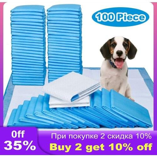100 Pcs Super Absorbent Pet Diaper Dog Training Urine Pad Disposable Healthy Diapers For Cats Dog Diapers Cage Mat Pet Supplies