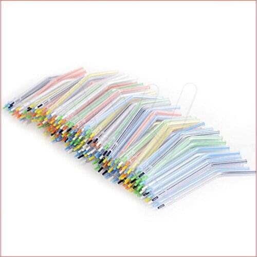 200pcs Disposable Dental Spray Nozzles Tips For 3-Way Air Water Syringe Polisher