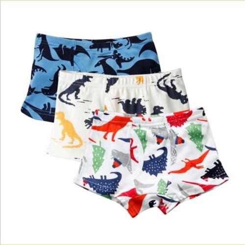 3 Pcs/lot Cartoon Kids Boy Underwear For Baby Childrens Underpants Briefs Boys Underware Pants For 3-11 Y