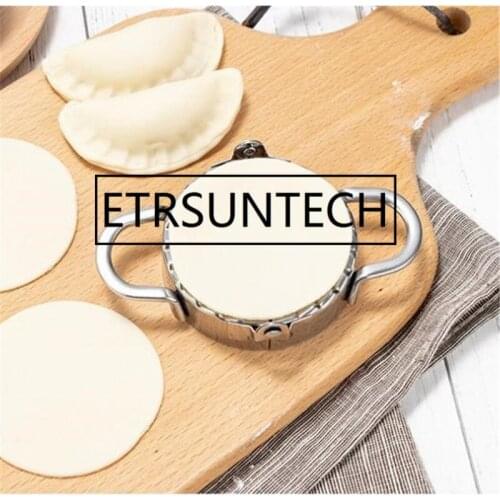 50pcs Stainless Steel DIY Dumpling Tool Easy Dumpling Mold Dumpling Pastry Wrapper Cutter Making Cutter Machine Kitchen