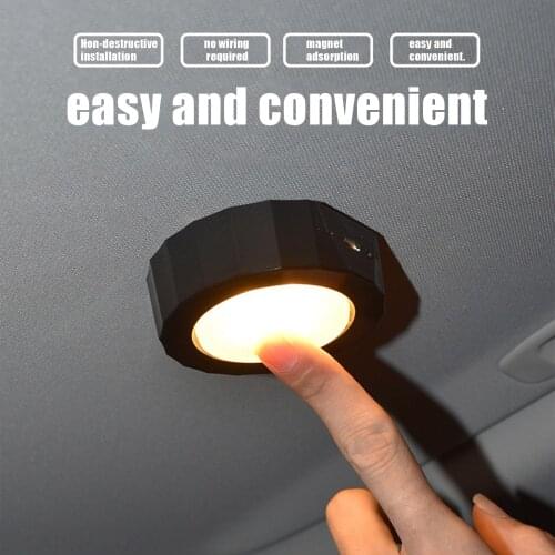 Car Reading Light Multifunctional Portable Rechargeable Lamp Wireless LED Interior Lighting Car Reading Light