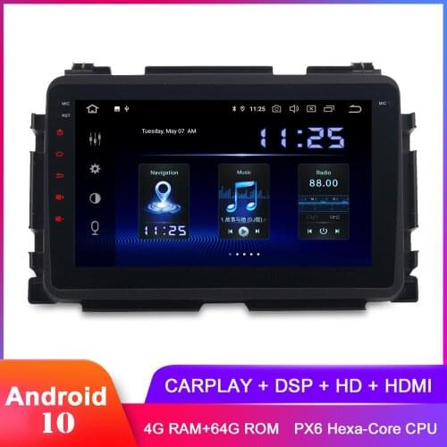 9" IPS Display Android 10 Car Stereo GPS For Vezel HR-V HRV 2014 2015 2016 2017 In Dash Auto Radio WiFi DSP Audio Video System