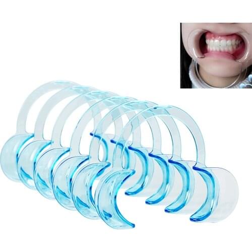 C Shape Dental Mouth Opener , 10pcs Mouth Gag Dental Orthodontic Tool Intraoral Cheek Lip Retractor Mouth Spreader Lip Opener