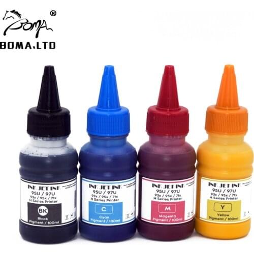 1Set 100ml*4color water based pigment ink for hp 950 951 For HP officejet 8100 8600 8610 8620 8630 8640 251dw 276dw printers ink