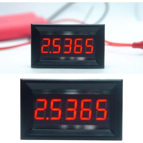 DC 0-5.0000mA (5mA) Digital Ammeter 5-digits Current Meter Panel Guage 0.36 inch