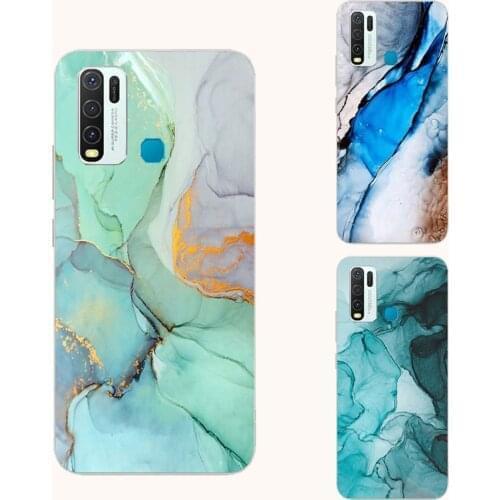 Geometric design Water color Marble silicone phone case For Tecno Spark 4 5 6 7 Go Pro Lite Air phone case