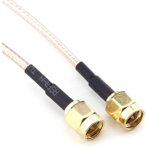 HWEXPRESS hot 6.5" Length SMA Male to SMA Male Connector Pigtail Cable