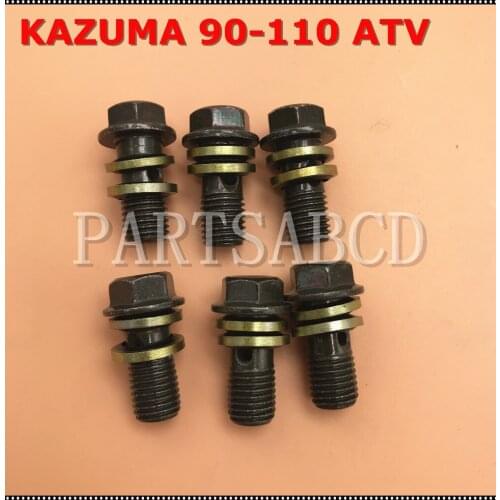 KAZUMA 50CC 90CC 110CC 250CC ATV Quad Banjo Screw with Washers for all Fluid Hoses M10