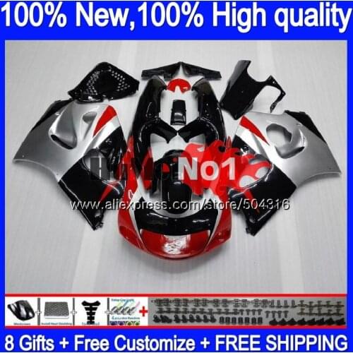 Body For SUZUKI SRAD GSXR 750 600 GSX-R600 11MC.20 Red silvery GSXR750 1996 1997 1998 1999 2000 GSXR600 96 97 98 99 00 Fairing