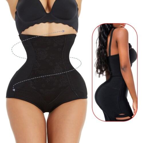 Waist trainer butt lifter pulling panties ass binders shapers modeling strap corset slimming underwear body shaper shapewear