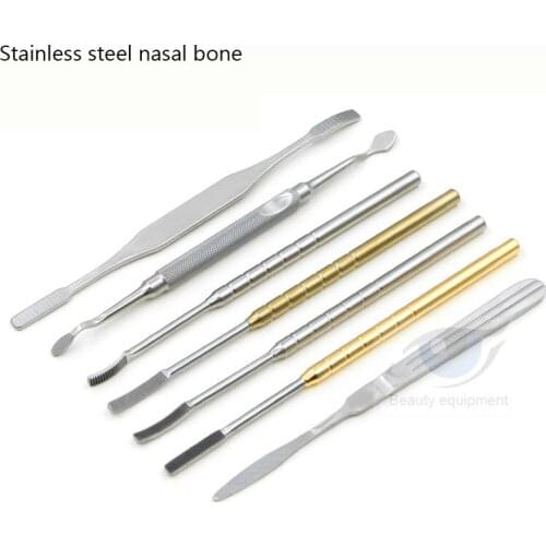 Nasal plastic nasal bone file stainless steel bone rubbing nasal cavity double head tool mesh frustration wire saw