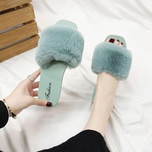 New Hot Woman Winter Slippers Women Autumn Style Wear Korean Fashion Home Anti Slip Thick Bottom Cotton Indoor Funny Slipper