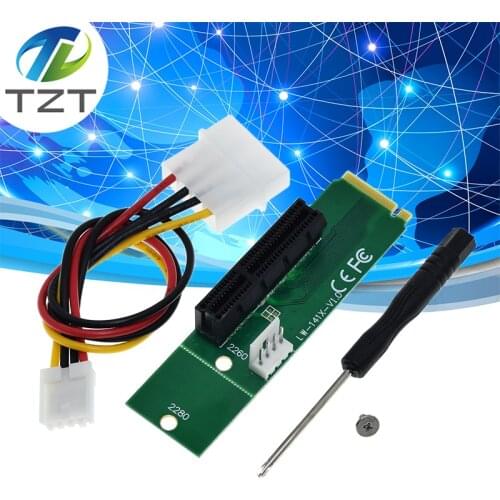 NEW NGFF M2 M.2 to PCI-E 4x 1x Slot Riser Card Adapter Male To Female PCIE Multiplier For BTC Bitcoin Miner Antminer Mining